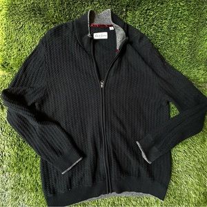 Robert graham zip up sweater large